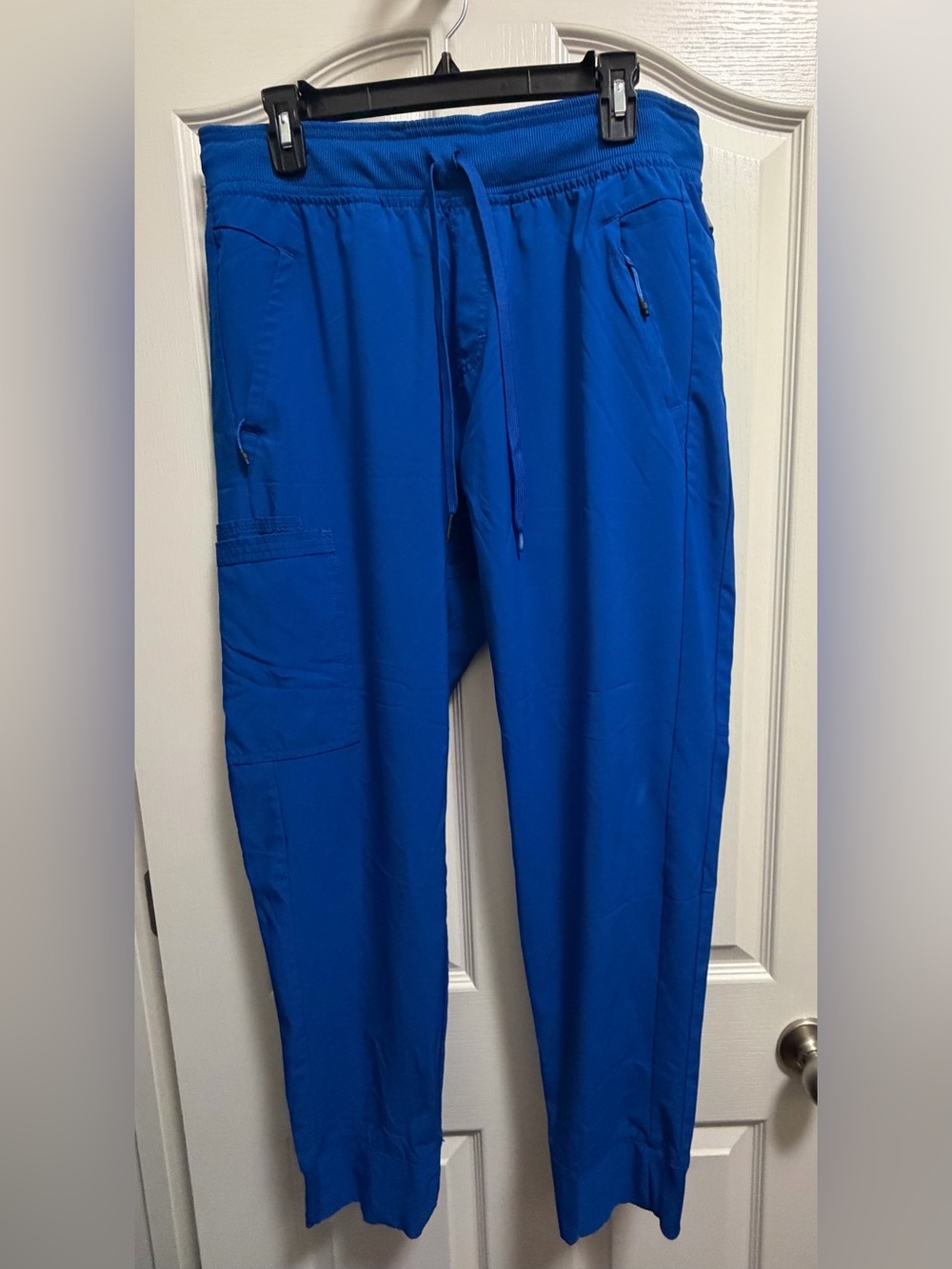 Cherokee Infinity Men's Cargo Scrub Pants Royal Blue Size Large Short